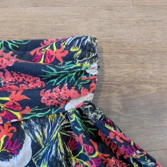 Patagonia Lithia Skirt Convertible Women's Large Floral Hike Ruched Tie Halter - Picture 10 of 12